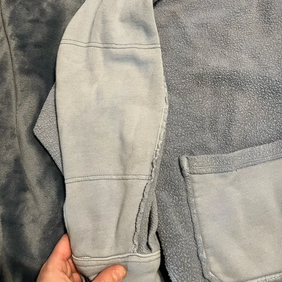 Free People Jordan Oversized Blue Jacket - Picture 6 of 12